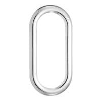 United Pacific - Peterbilt Stainless Oval Window Trim