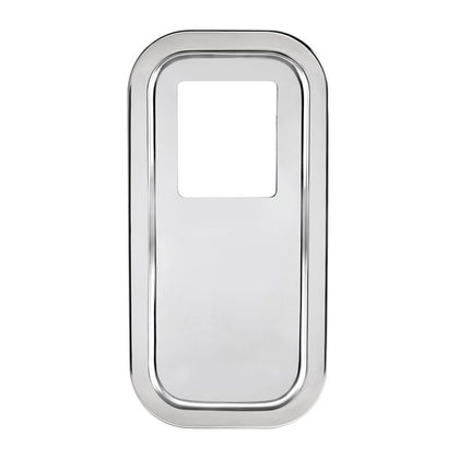 United Pacific - Peterbilt Stainless Steel Shift Plate Cover - Extended Hood