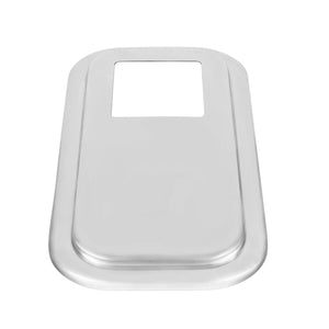 United Pacific - Peterbilt Stainless Steel Shift Plate Cover - Extended Hood