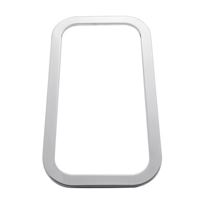 United Pacific - Stainless Steel Exterior View Window Trim For 2005+ Peterbilt