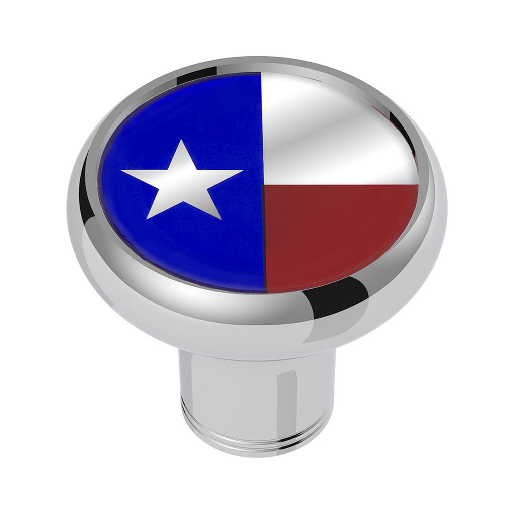 United Pacific - 1-3/4" Round Glossy Sticker - Texas Flag