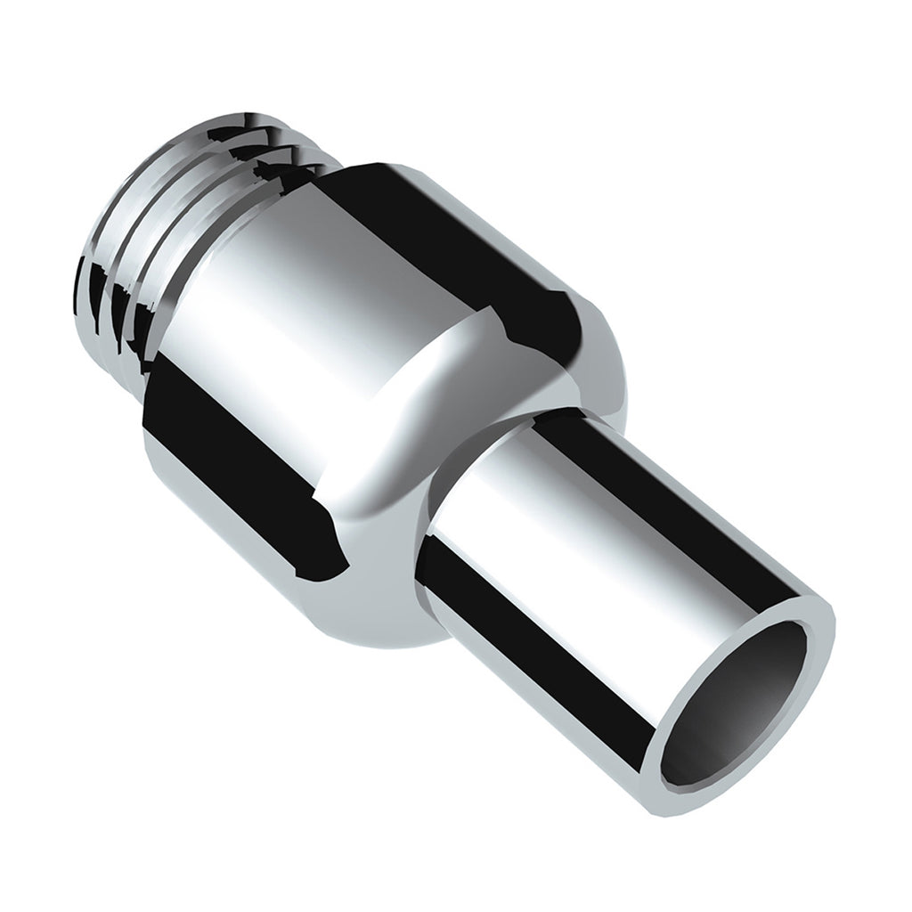 United Pacific - Chrome Aluminum Air Valve Adapter With M30X3.5 Threads