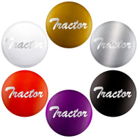 "Tractor" Glossy Air Valve Knob Candy Color Sticker (Various Colors)