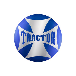"Tractor" Maltese Cross Air Valve Knob Candy Color Sticker (Various Colors)