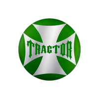 "Tractor" Maltese Cross Air Valve Knob Candy Color Sticker (Various Colors)