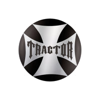 "Tractor" Maltese Cross Air Valve Knob Candy Color Sticker (Various Colors)