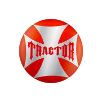 "Tractor" Maltese Cross Air Valve Knob Candy Color Sticker (Various Colors)