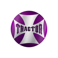 "Tractor" Maltese Cross Air Valve Knob Candy Color Sticker (Various Colors)