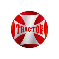 "Tractor" Maltese Cross Air Valve Knob Candy Color Sticker (Various Colors)