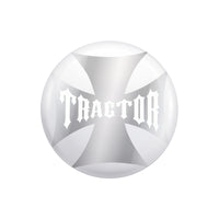"Tractor" Maltese Cross Air Valve Knob Candy Color Sticker (Various Colors)