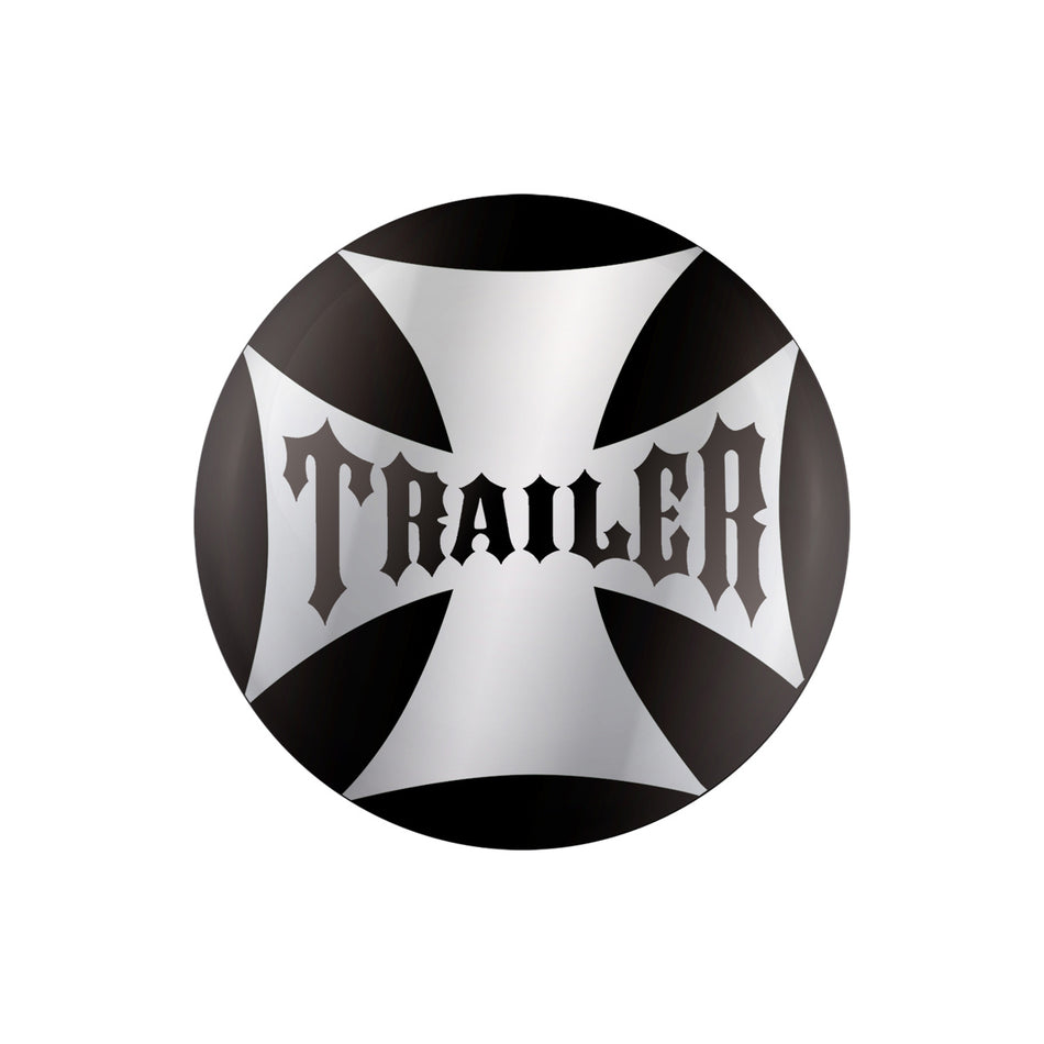 "Trailer" Maltese Cross Air Valve Knob Candy Color Sticker Only (Various Colors)