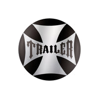 "Trailer" Maltese Cross Air Valve Knob Candy Color Sticker Only (Various Colors)