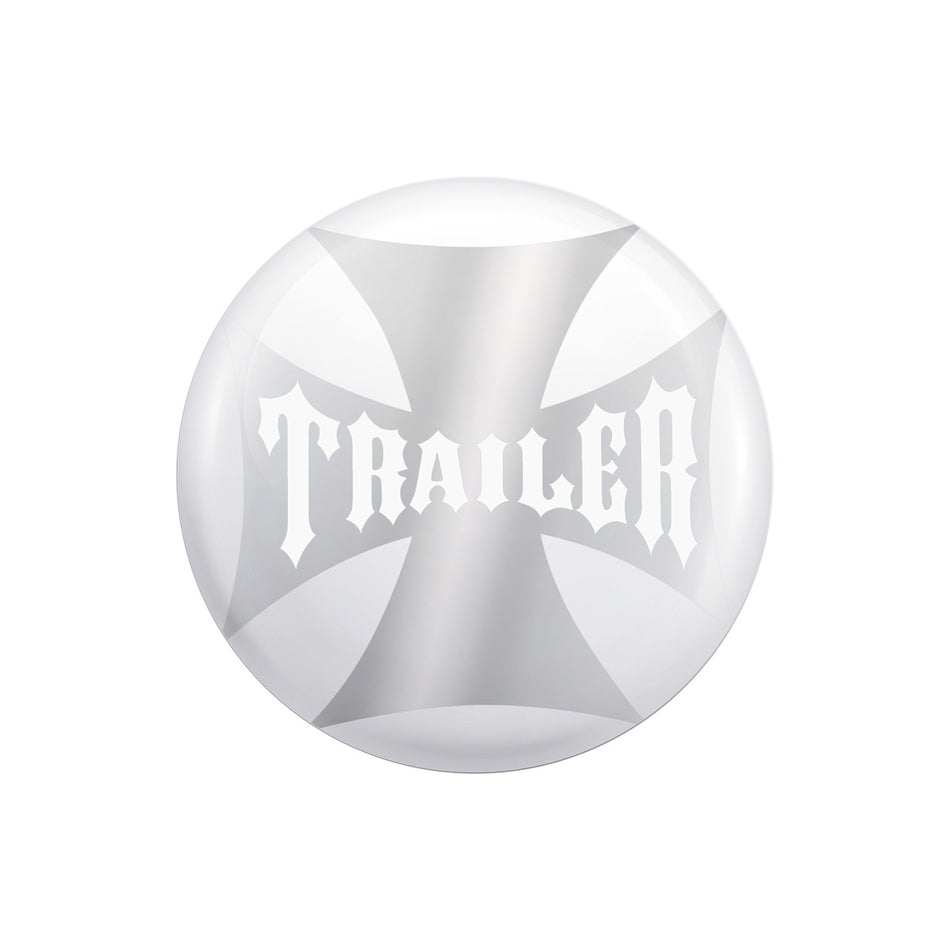"Trailer" Maltese Cross Air Valve Knob Candy Color Sticker Only (Various Colors)