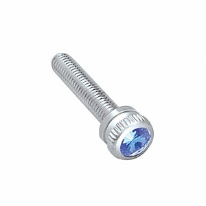 United Pacific - Dash Screw With Color Crystal For Kenworth (Blue or Red)