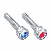 United Pacific - Dash Screw With Color Crystal For Kenworth (Blue or Red)