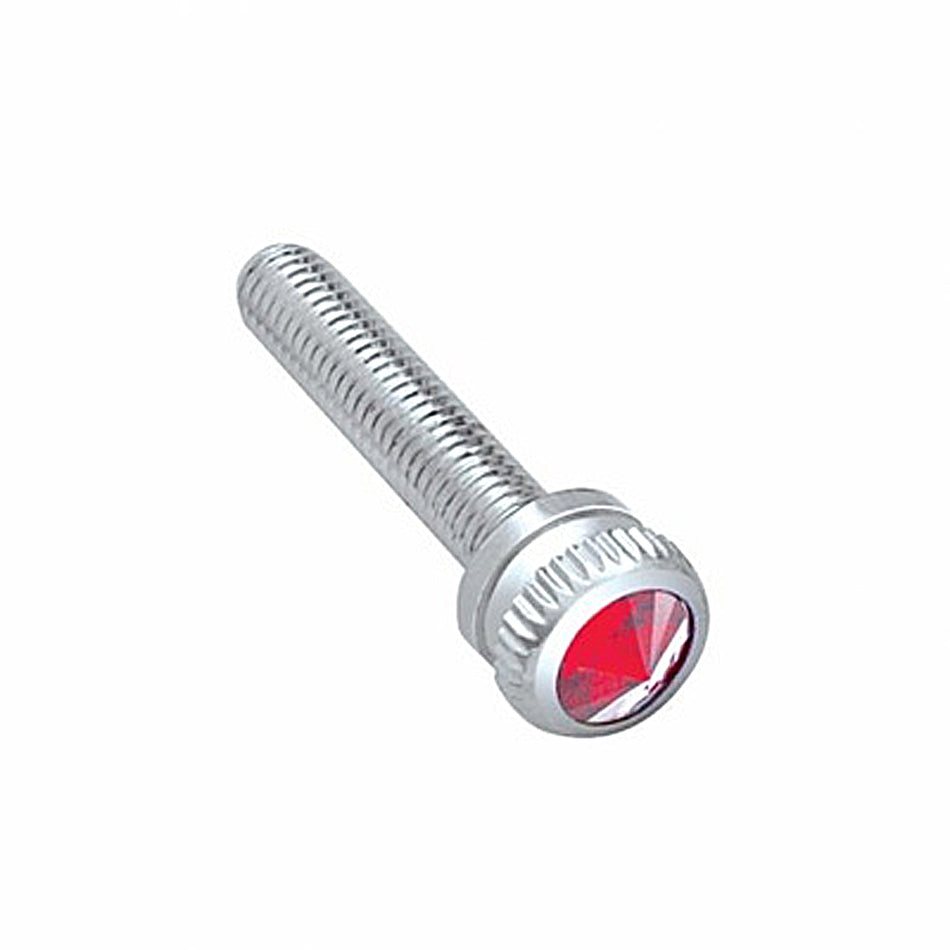 United Pacific - Dash Screw With Color Crystal For Kenworth (Blue or Red)
