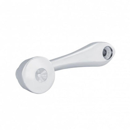 United Pacific - Chrome Die-Cast Window Crank With 3/8 Square Adapter (Indented)
