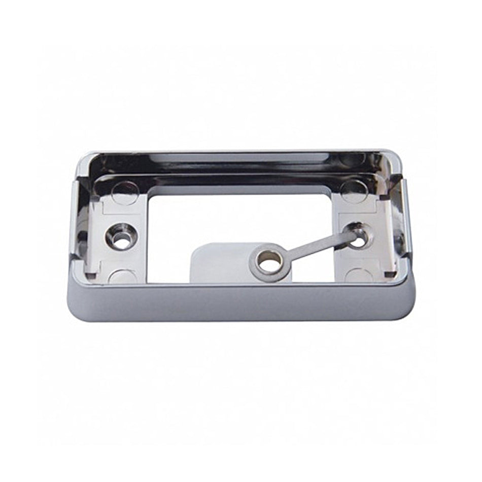 United Pacific - Rectangular Light Kit (Clearance/Marker) With Black or Chrome Bracket - Red Lens