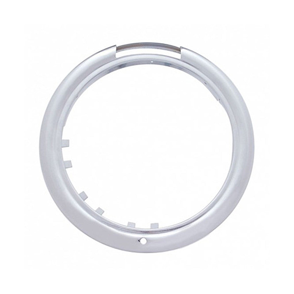 Chrome or Stainless Steel Classic Headlight Bezel With or Without Turn Signal Cutout