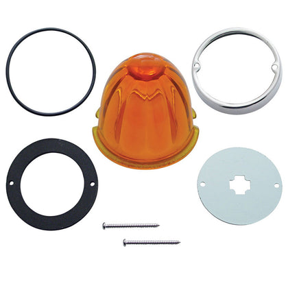 Grakon 1000 Cab Light Conversion Kit With Watermelon Glass Lens & Twist In Base (Amber)