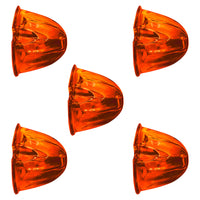 United Pacific - Watermelon Glass Marker Light Lens - Clear or Dark Amber (5 Pcs)