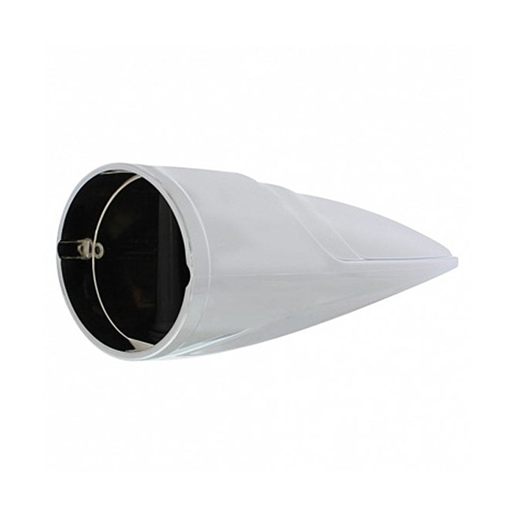 United Pacific - Chrome LED Cab Light Housing Without Visor For Grakon 1000 Style Light