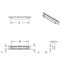 United Pacific - Conspicuity Reflector Plate Light Housing (Red)