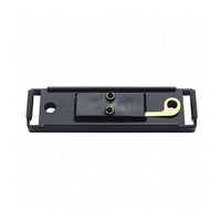 Incandescent Rectangular Fender Mount Light (Clearance/Marker) With Black Bracket (Amber & Red Lens)