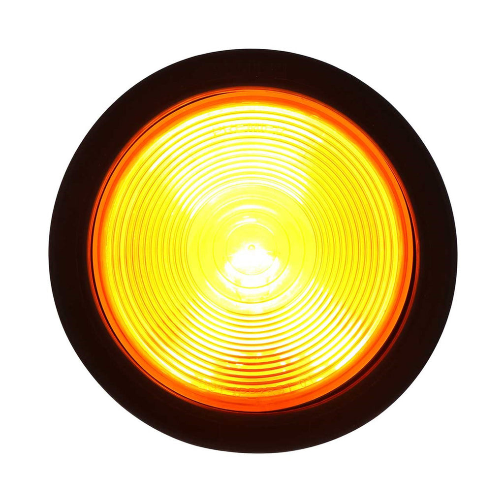 United Pacific - 4" Round Dual Function Turn Signal Light Kit (Amber)