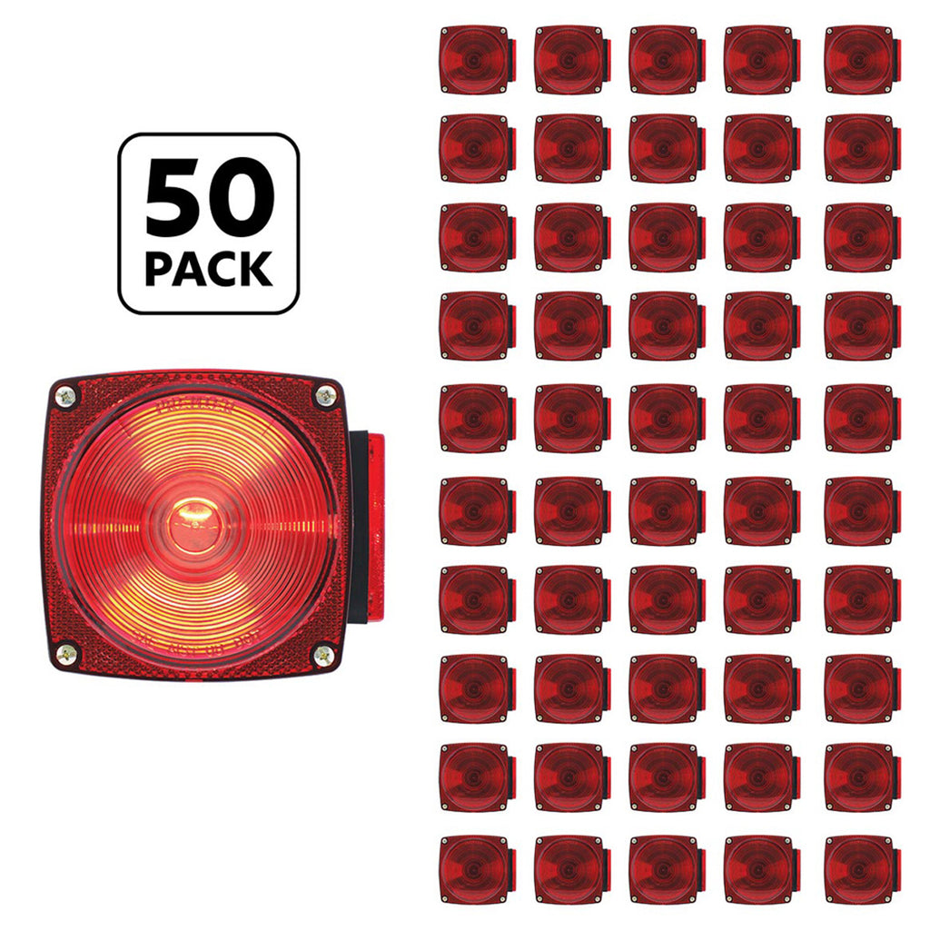 United Pacific - Under 80" Wide Combination Trailer Light With or Without License Light (50 Pcs)
