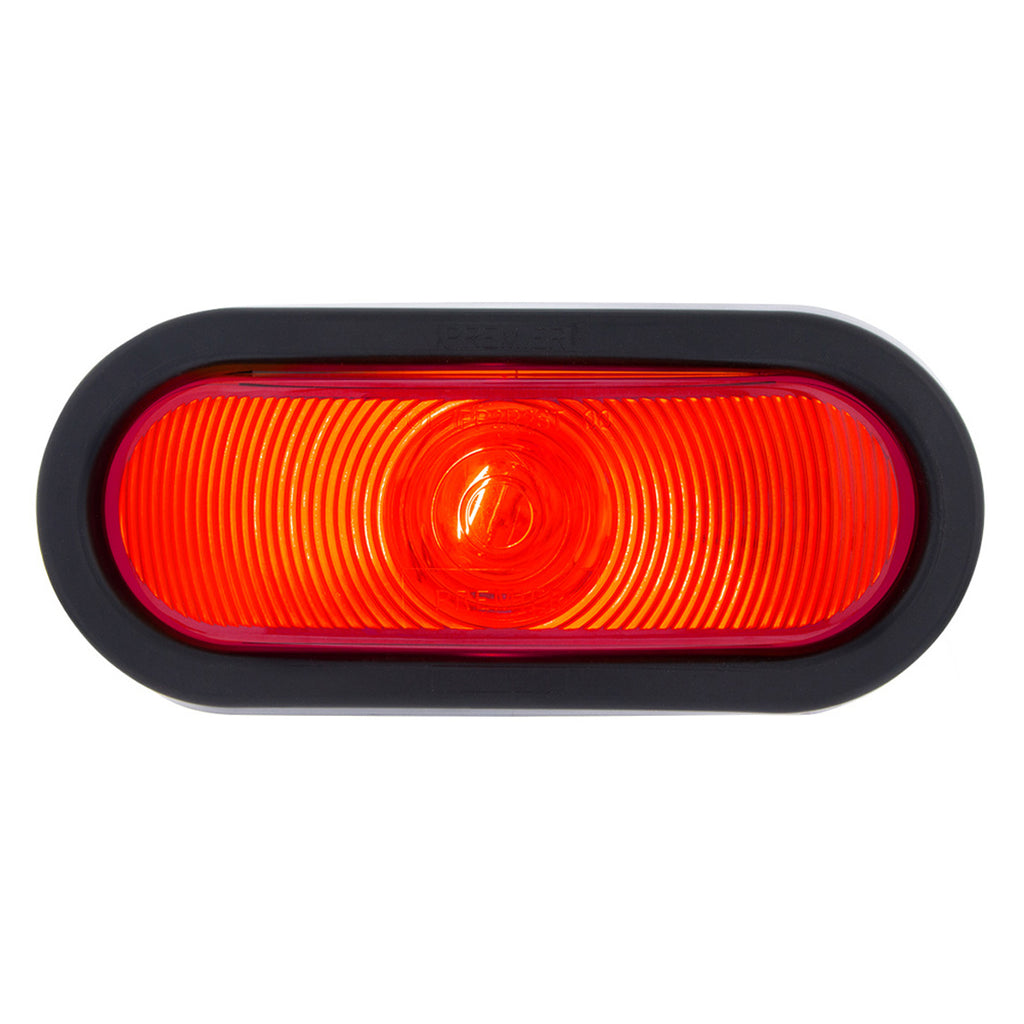 United Pacific - 6" Oval Light Kit (Stop, Turn & Tail) - Red Lens