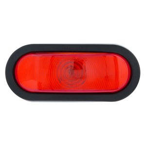 United Pacific - 6" Oval Light Kit (Stop, Turn & Tail) - Red Lens
