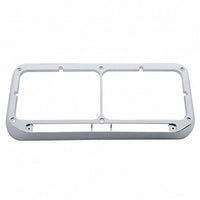 United Pacific - Rectangular Dual Headlight Bezel - LED Cutout