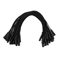 0.180" Female Plug Wire Harness With 50 Plugs - 6" or 12" Lead (Various Colors)