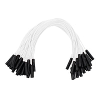 0.180" Female Plug Wire Harness With 50 Plugs - 6" or 12" Lead (Various Colors)
