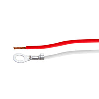 United Pacific - 2 Wire Pigtail With 2 Prong Straight Plug - 12" Lead (Individual or 50 Pack)