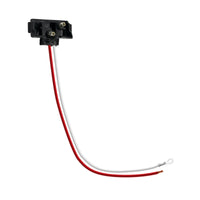 2 Wire Pigtail With 2 Prong Right Angle Plug - 12" Lead (Individual, 10 Pack or 50 Pack)