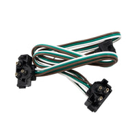 3 Prong Straight or Right Angle Plug Wiring Harness With 3 Plugs - 12" Lead