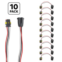 3-Way Molded Female Bullet Plug To 3-Way TE AMP Style 1.5mm Plug Adapter (Individual or 10 Pack)