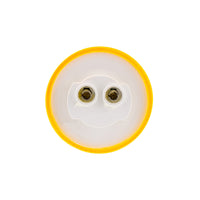 United Pacific - 3 LED 2" Round Low Profile Light (Clearance/Marker) - Amber LED & Amber Lens