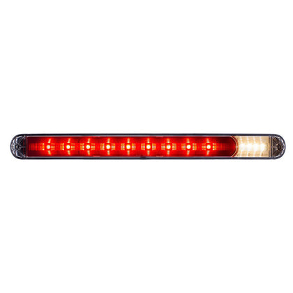 United Pacific - 9 Red LED 17" Light Bar With 4 White LED Back Up Light