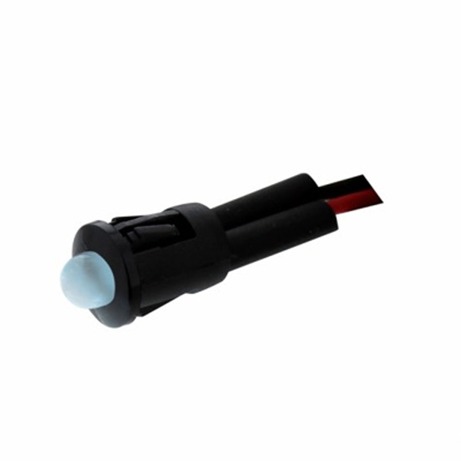 United Pacific - Single LED Snap-In Indicator Light (Amber, Blue, Green, Red or White)