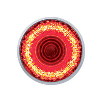 United Pacific - 9 LED 2" Round Mirage Light (Clearance/Marker) - Red LED (Red or Clear Lens)