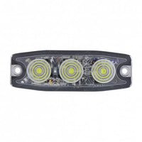 United Pacific - 3 High Power LED Super Thin Warning Light (Amber LED)