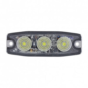 United Pacific - 3 High Power LED Super Thin Warning Light (Amber LED)