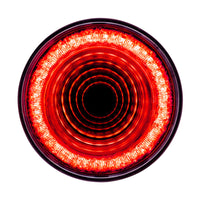United Pacific - 24 LED 4" Round Mirage Stop, Turn & Tail Light (Red LED - Red or Clear Lens)
