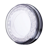 United Pacific - 24 LED 4" Round Mirage Stop, Turn & Tail Light (Red LED - Red or Clear Lens)