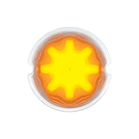 9 LED Dual Function GloLight Watermelon Cab/Auxiliary Light (Amber or Red LEDs - Amber, Red or Clear Lens)