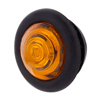 1 LED 3/4" Mini Clearance Light w Rubber Grommet (Amber or Red LEDs - Amber, Red or Clear Lens)