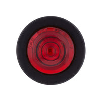 1 LED 3/4" Mini Clearance Light w Rubber Grommet (Amber or Red LEDs - Amber, Red or Clear Lens)